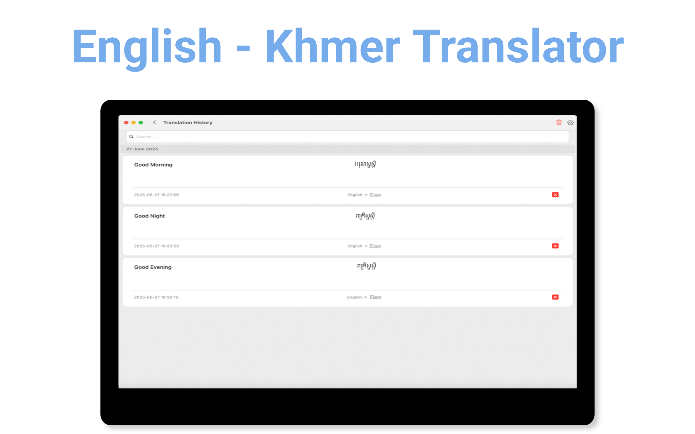 English - Khmer Translator screenshot 18