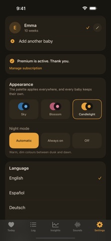 Welcome Baby iPhone screenshot
