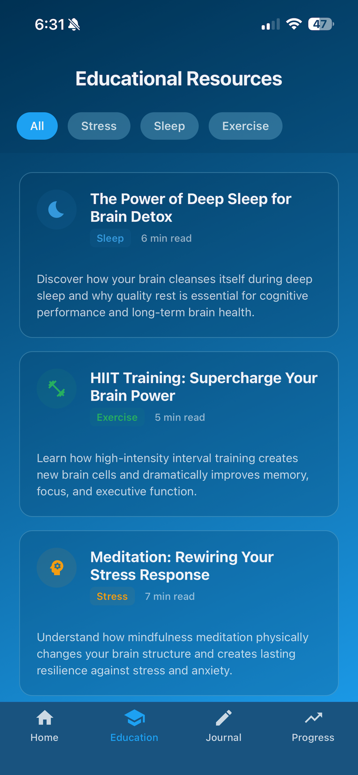 BrainHealth MD screenshot 4