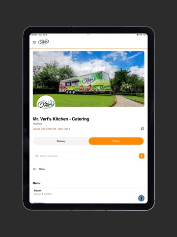 Mr Vert Kitchen iPad screenshot