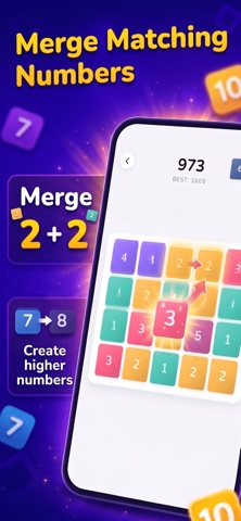 Just Get 10 - Merge Numbers screenshot 1