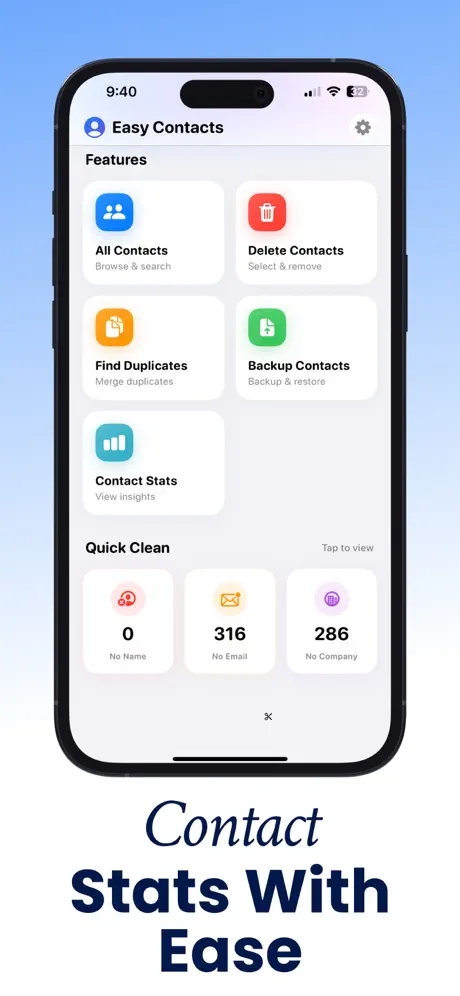 Easy Contacts: Contact Manager 联系人管理应用截图