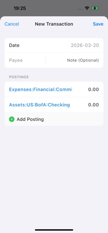 BeanGo: Beancount Ledger screenshot