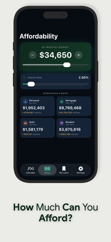 Loan Calculator: Loan Planner iPhone screenshot
