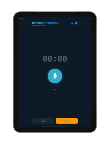 NotlyRec – Meeting Assistant iPad screenshot