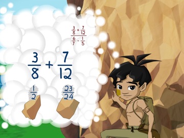 Simplifying Complex Fractions iPad screenshot