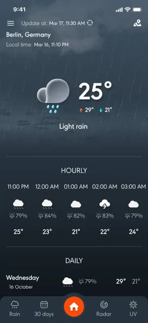 Weather - Weather forecast screenshot 3