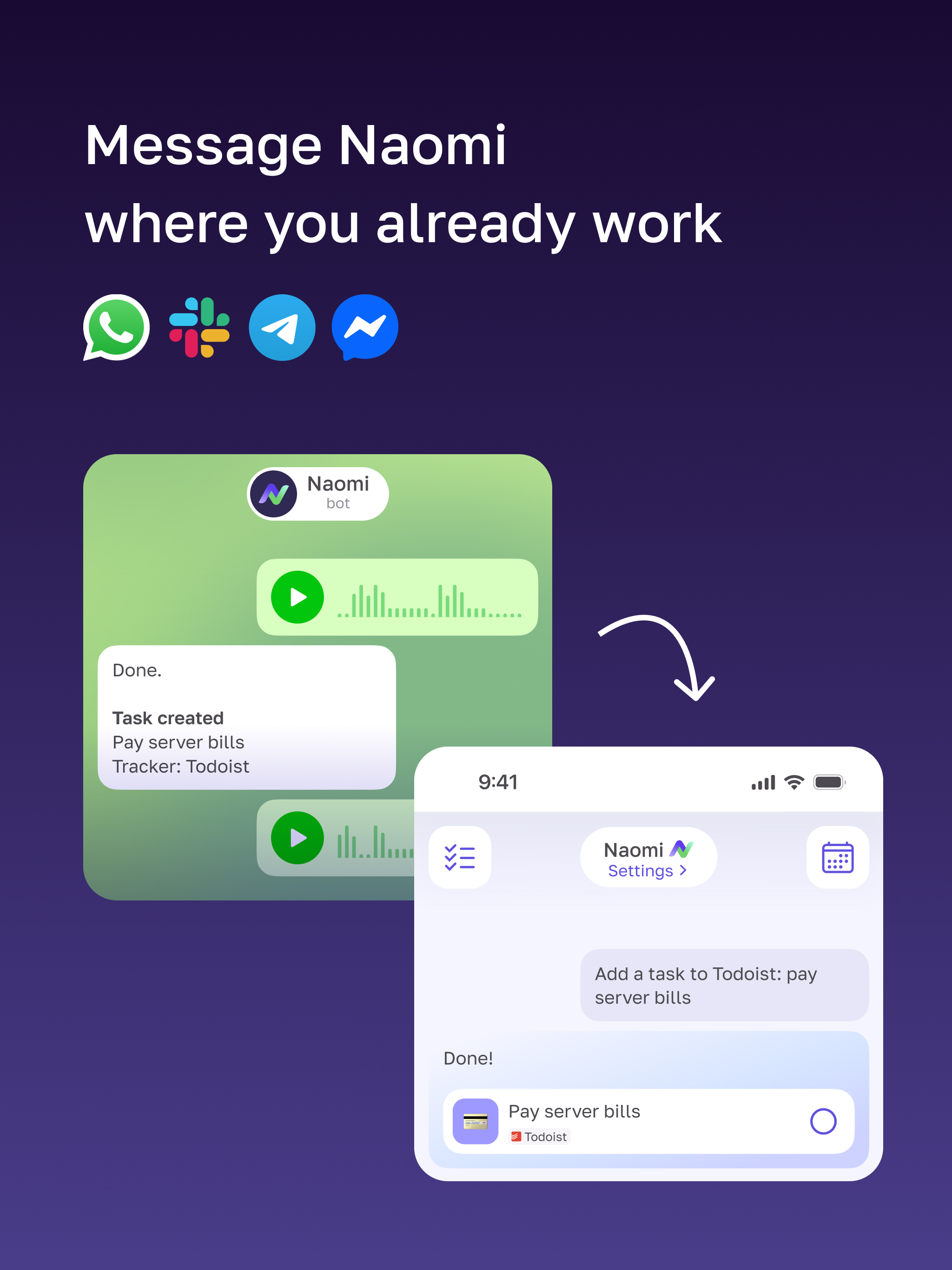 Naomi: AI Task Assistant screenshot 9