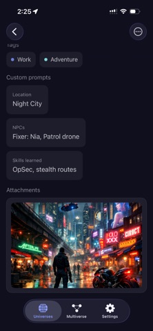 Multiverse Journal Screenshot 2 of 6