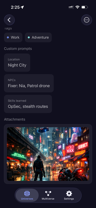 Multiverse Journal Screenshot 2 of 6