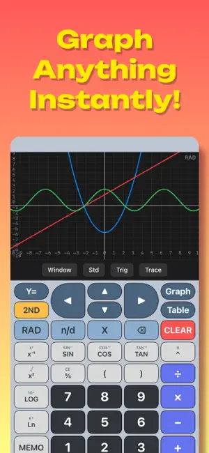 PI 84 Graphing & Fraction Calc screenshot 2