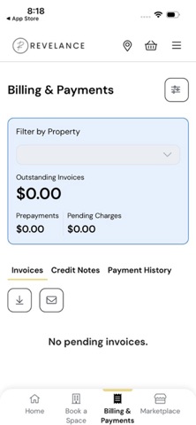 Revelance Member Portal screenshot