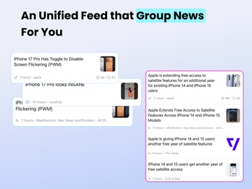 NewsNinja: Smart RSS Reader iPad screenshot