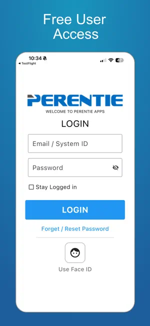 Perentie App screenshot 1