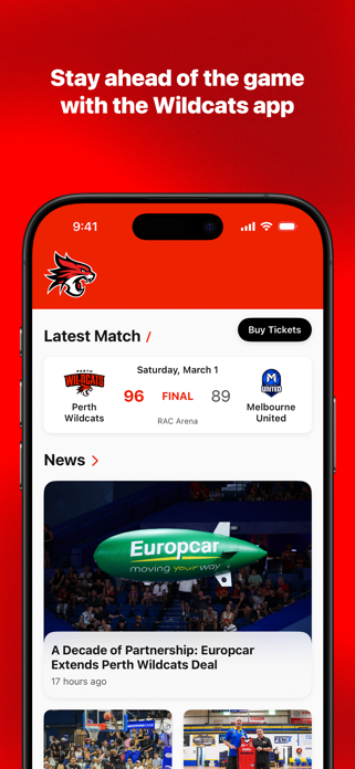 Perth Wildcats Screenshot 1 of 7