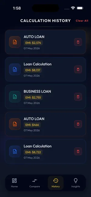 Flexi EMI - Loan Calculator screenshot 4