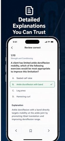 NSCA CSCS Exam Prep 2026 ・ iPhone screenshot