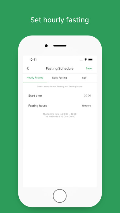 SimFast: Fasting Tracker Screenshot