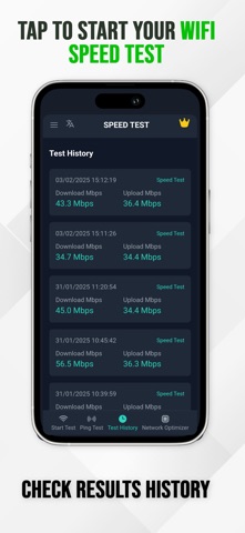 Speed Test: Wifi Optimizer Screenshot 2 of 3
