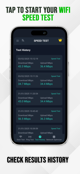Speed Test: Wifi Optimizer Screenshot 2 of 3