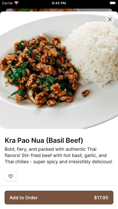 ASIANO Thai & Sushi Bar iPhone screenshot 3 - Food & Drink app