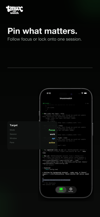tmuxonwatch Screenshot 5 of 6