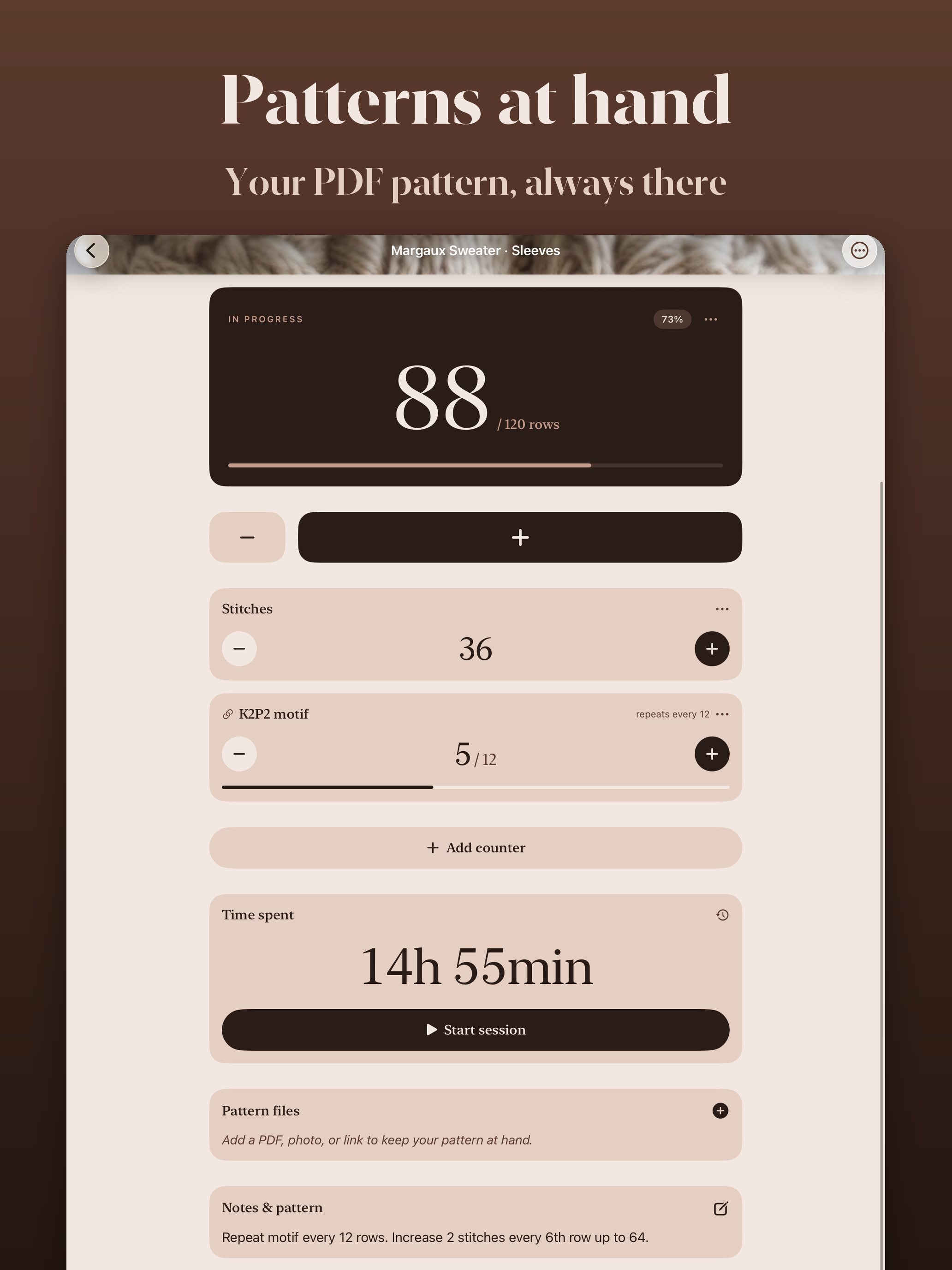 Knittle - Knitting Journal screenshot 9