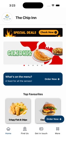 The Chip Inn Edinburgh app screenshot