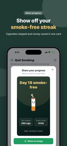 Cigly: Smoking Tracker Screenshot 9 of 10