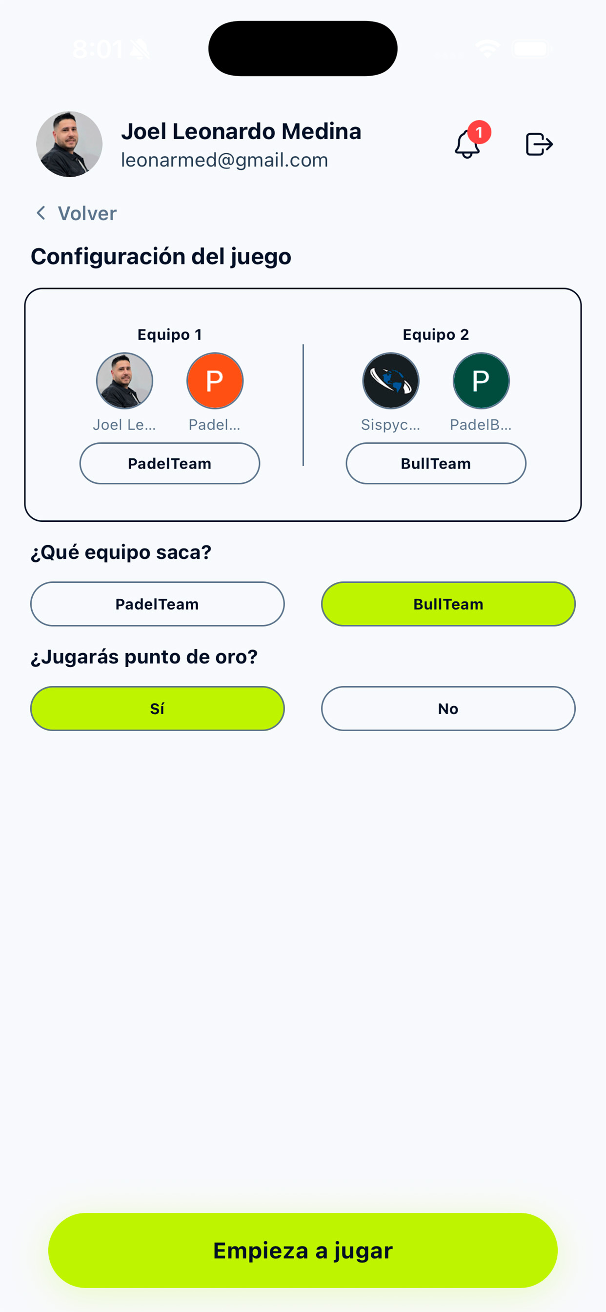 Padel Score 360 screenshot 8