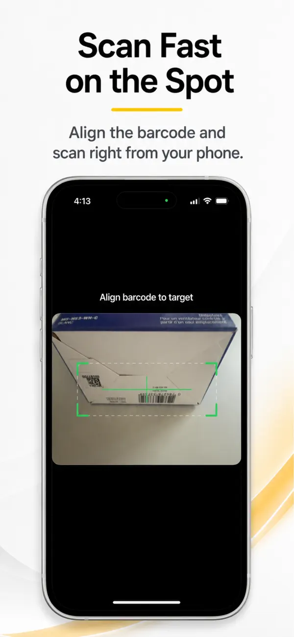 Screenshot #2 pour Barcode Scanner & Copy