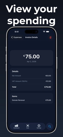 Taxpense - AI Expense Tracker screenshot