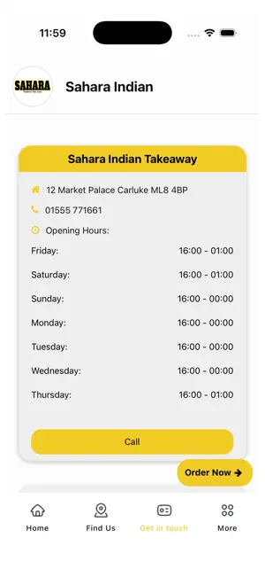 Sahara Tandoori Takeaway screenshot 2