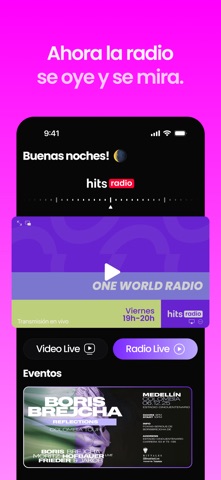 Hits: radio y podcasts screenshot
