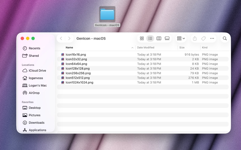 GenIcon: Asset Resizer screenshot