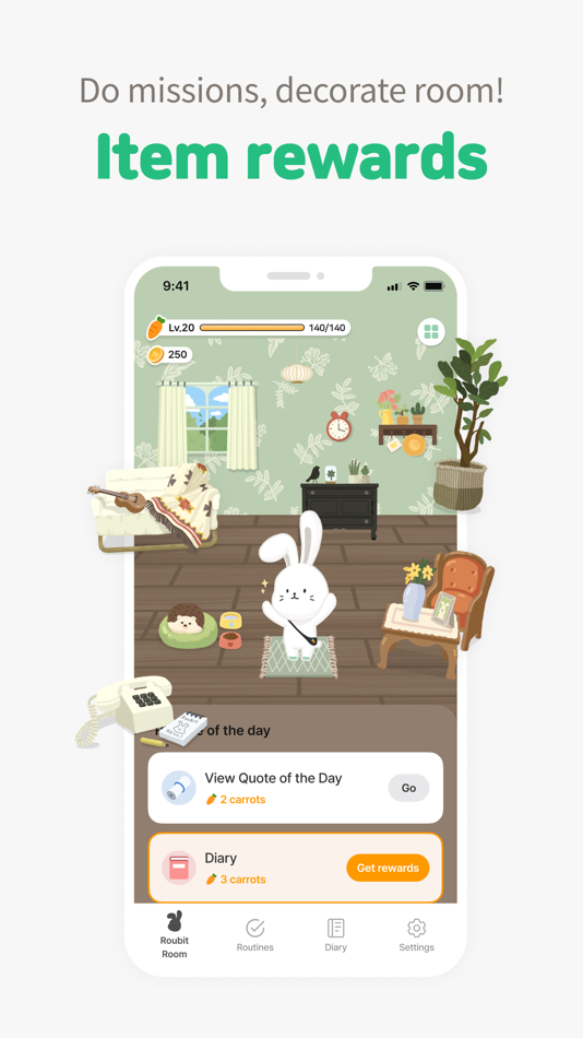#4. Roubit : Fun Routine Planner (iOS) 由: Roubit Inc.
