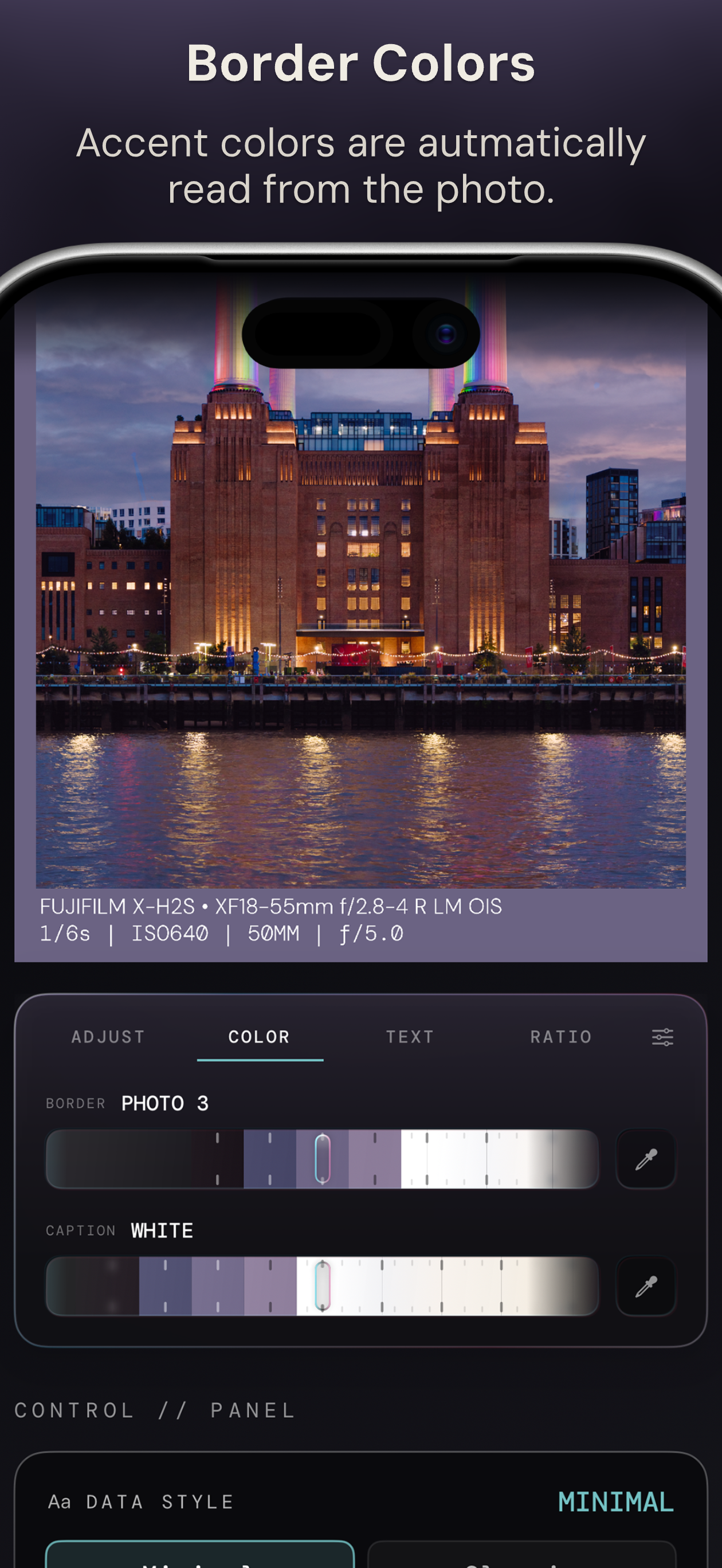 Shutternote: Camera EXIF Frame screenshot 8