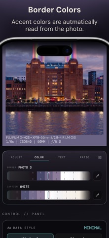 Shutternote: Camera EXIF Frame Screenshot 7 of 7