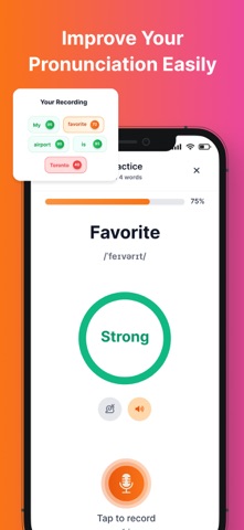 LingUp: AI Language Tutor iPhone screenshot