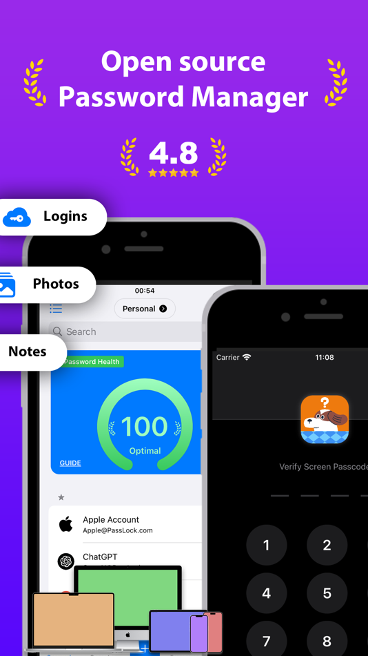 #1. Password Manager - PassLock (macOS) 由: Kaka Inc
