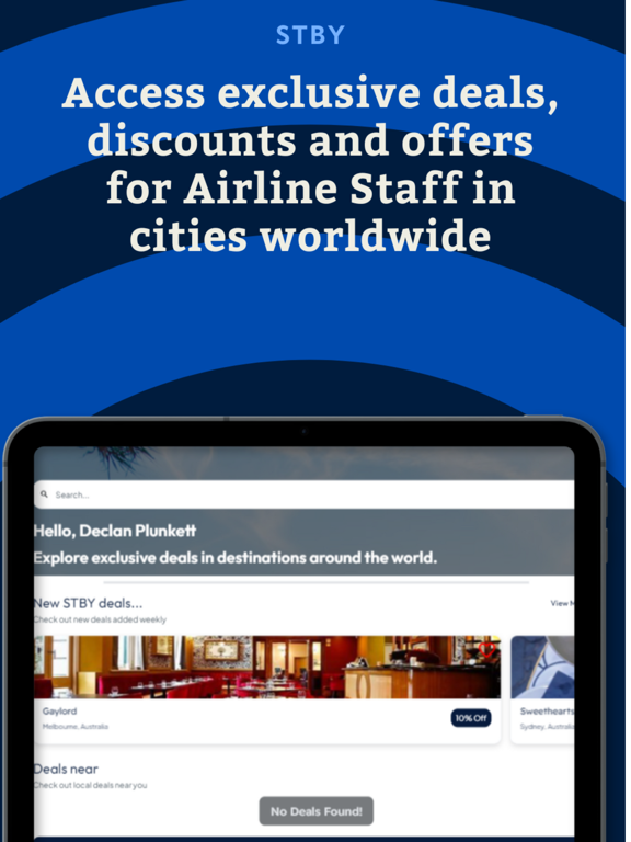 STBY iPad screenshot 1 - Travel app