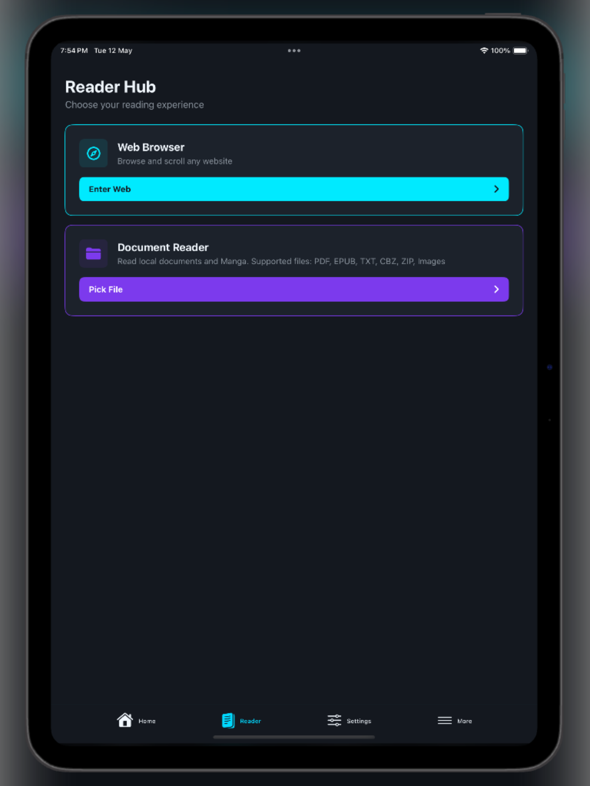 Auto Scroll Reader
