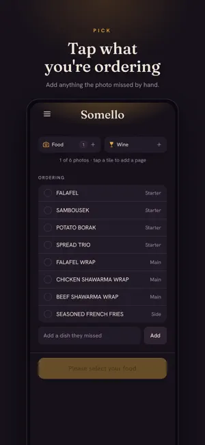 Somello - Menu Wine Pairing screenshot 1