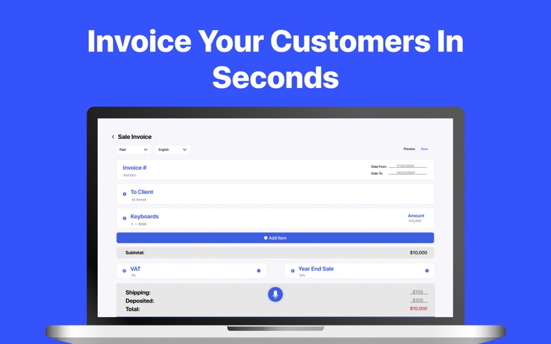 invoice2go:Easy Invoice Maker! Screenshot