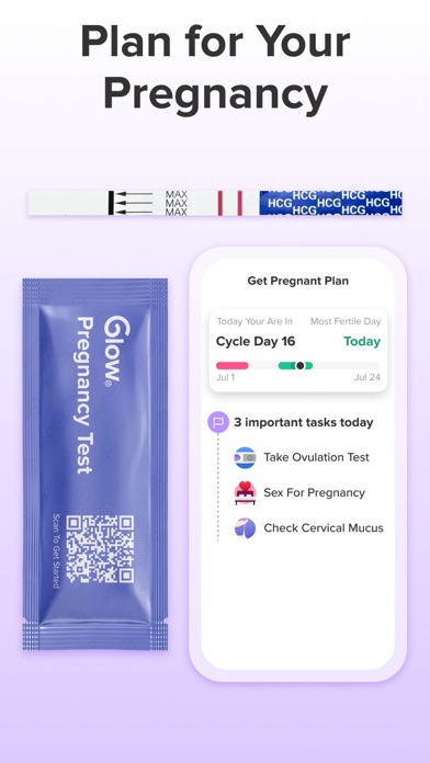 Glow Ovulation & Period App Screenshot