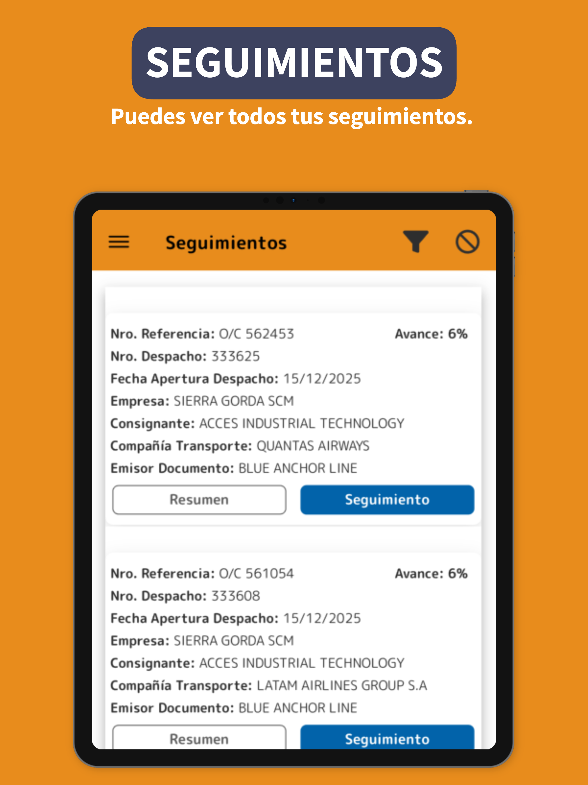 Agencia Tracking