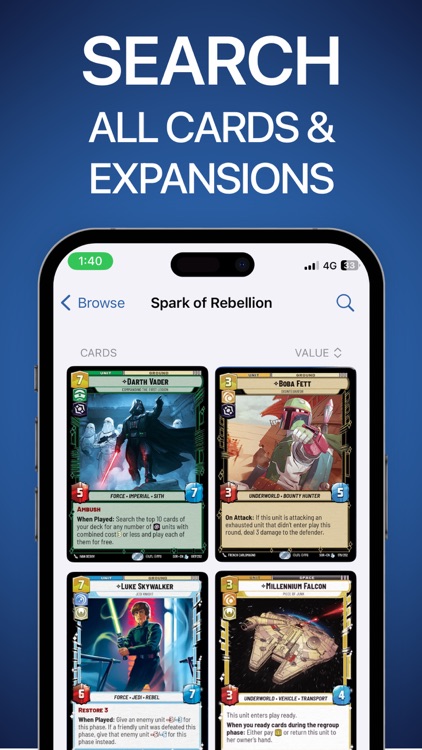 Scannr for Star Wars Unlimited