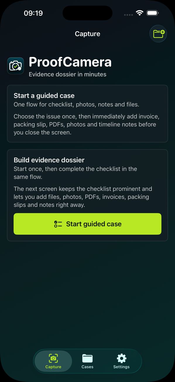 ProofCamera screenshot 2
