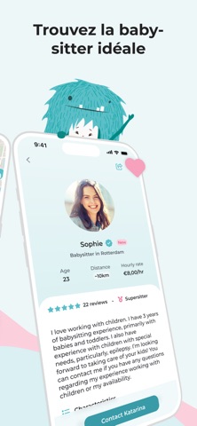Babysits - baby-sitter - jobs iPhone screenshot 2