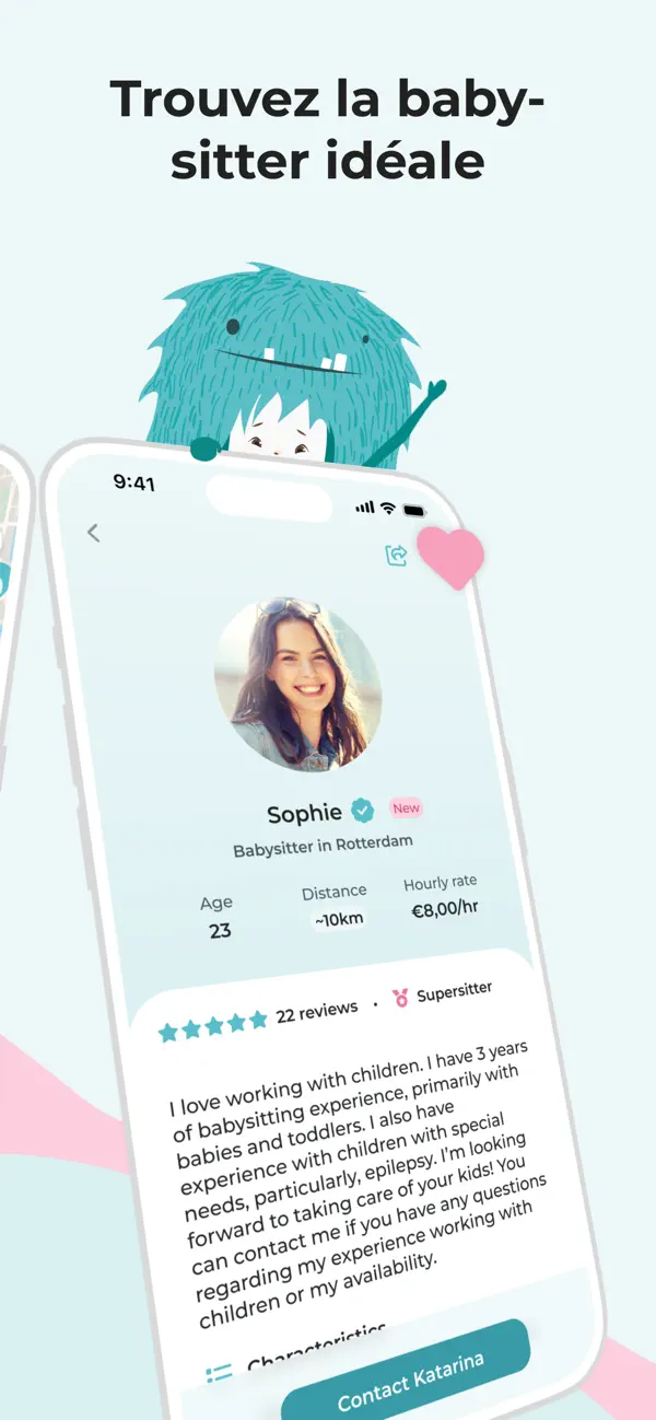 Screenshot #2 pour Babysits - baby-sitter - jobs